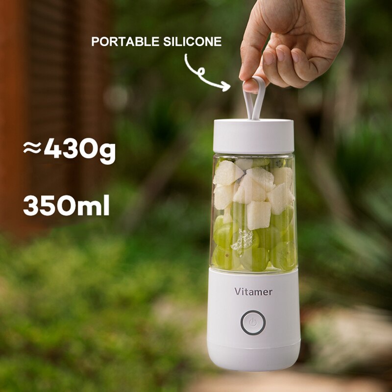 Portable Rechargeable 350ml Blender Juicer Electric