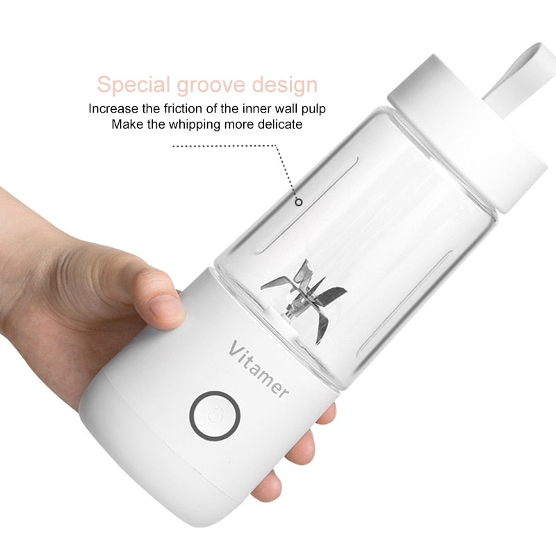 Portable Rechargeable 350ml Blender Juicer Electric