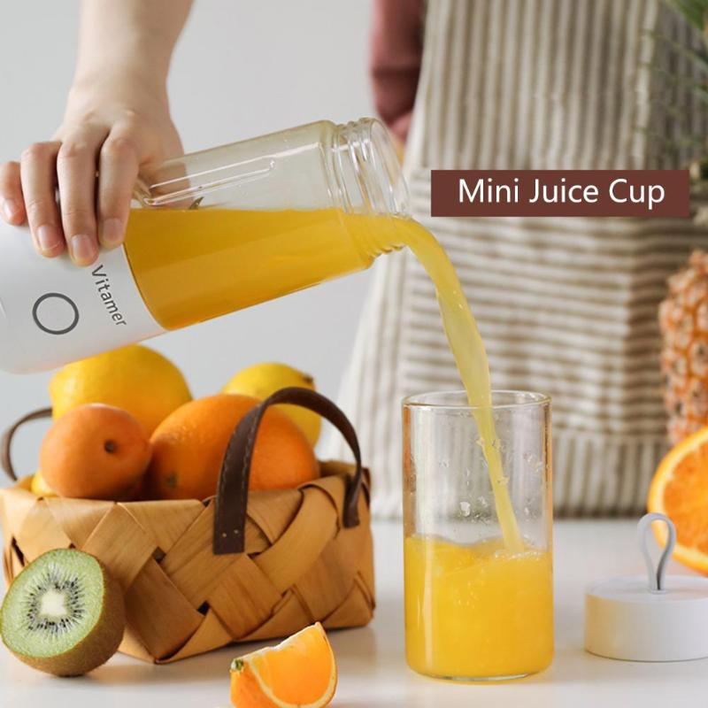 Portable Rechargeable 350ml Blender Juicer Electric