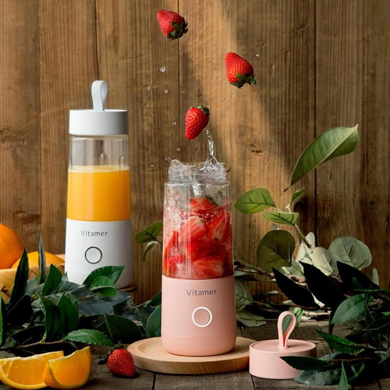 Portable Rechargeable 350ml Blender Juicer Electric