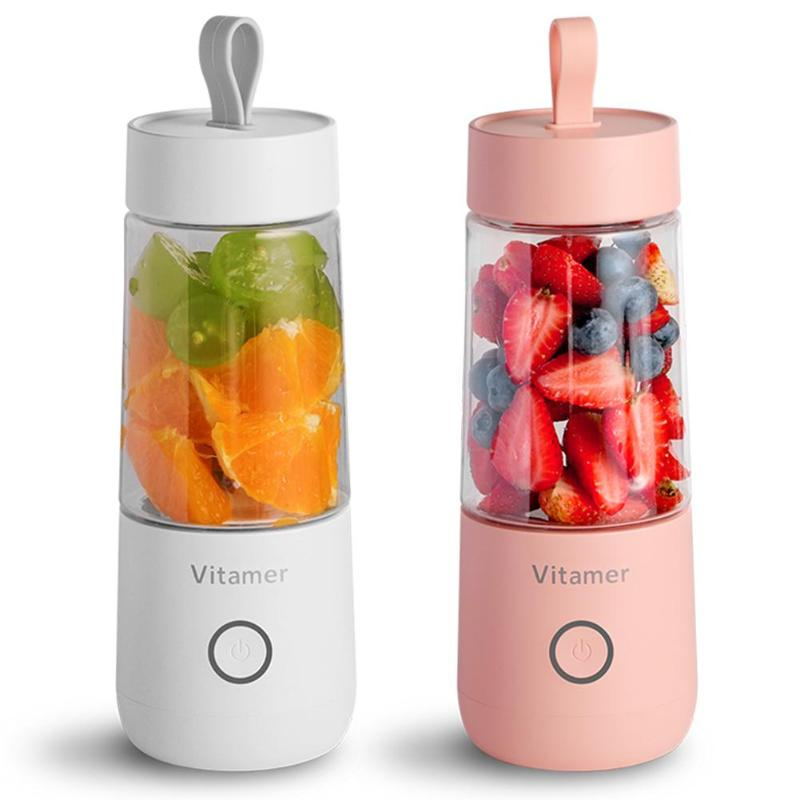 Portable Rechargeable 350ml Blender Juicer Electric